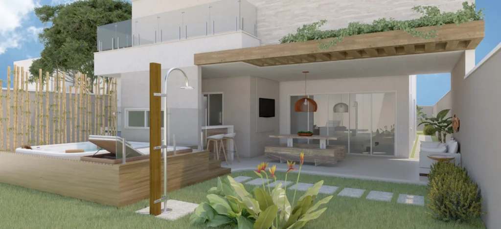 Arquitetura Em Queimadas, Pb: Planeje Sua Casa Dos Sonhos Com A Cactos Arquitetos (5 Dicas Para A Sua Obra) 6 Cactos Arquitetos Em Campina Grande Veja essa área de lazer integrada que o Arquiteto Queimadas PB realizou para esse projeto.