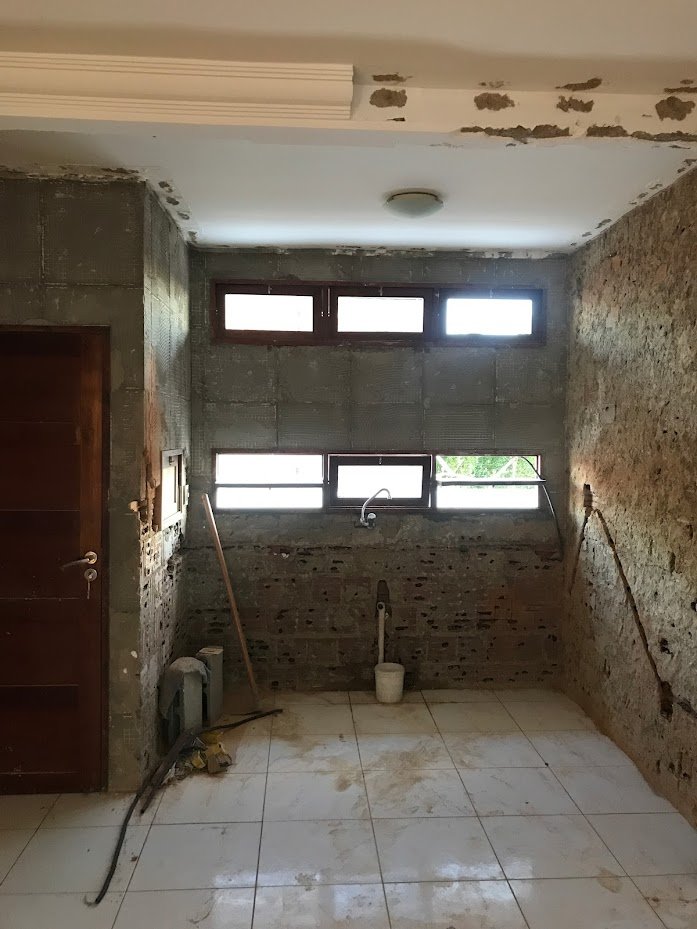 Reforma Residencial Em Campina Grande: Transforme Sua Casa Com A Cactos Arquitetos 3 Cactos Arquitetos Em Campina Grande reforma de cozinha em campina grande durante a obra | Cactos Arquitetos em Campina Grande