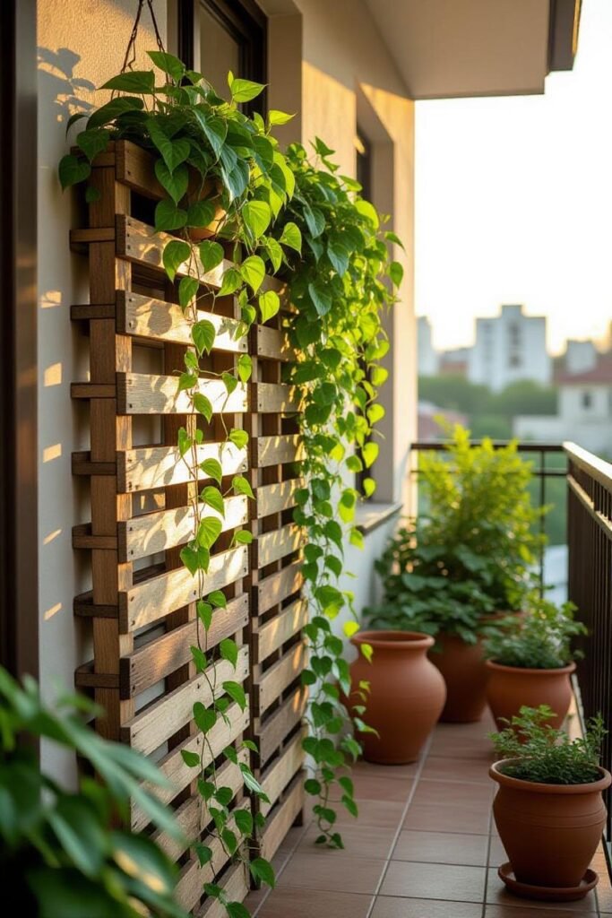 5 Ideias Criativas Para Transformar Espaços Pequenos Em Jardins Dos Sonhos 8 Cactos Arquitetos Em Campina Grande Jardim pequeno usando paletes de madeira na vertical para fazer um jardim vertical | Cactos Arquitetos em Campina Grande