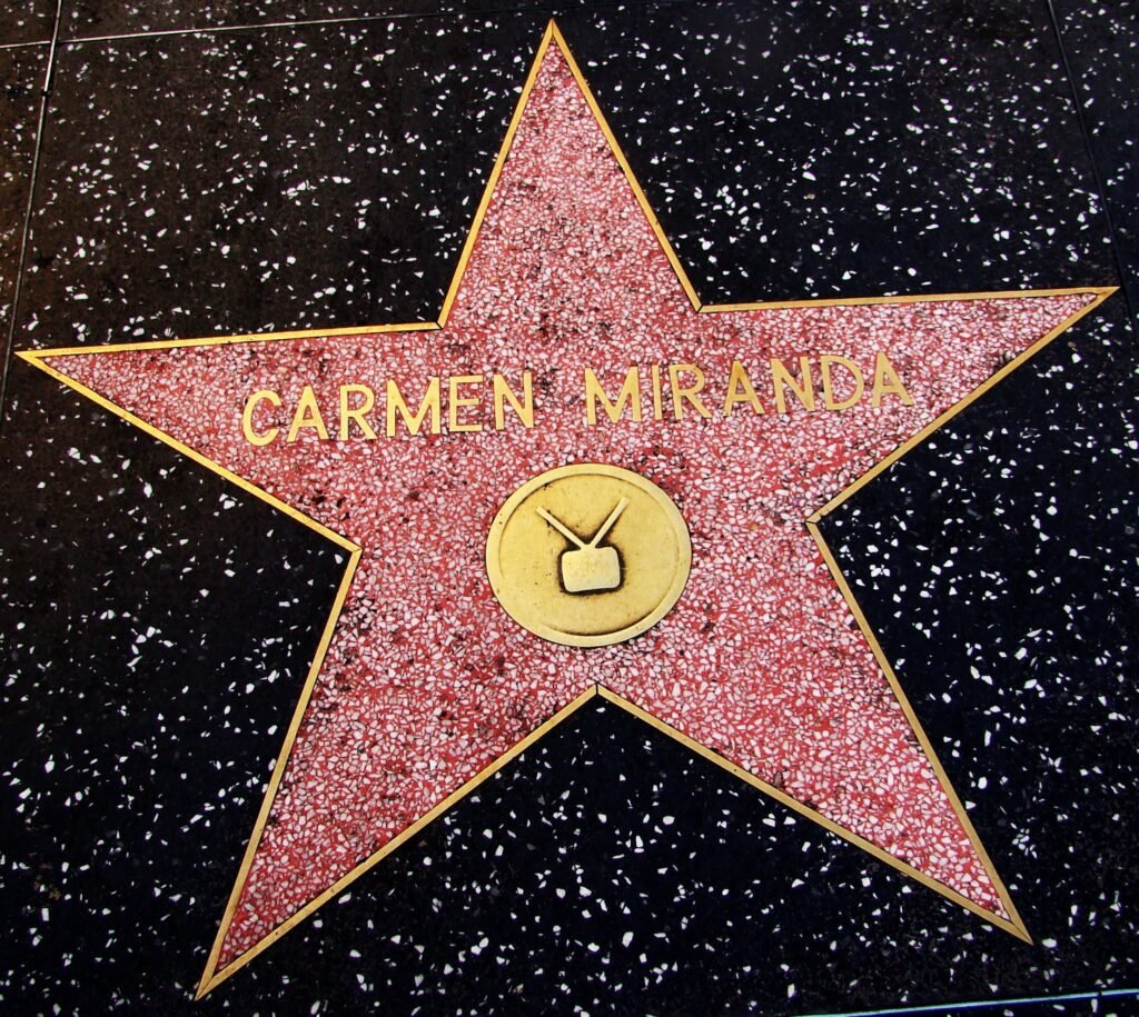 Piso Terrazzo e Granilite na Calçada da Fama HollyWood - Estrela de Carmen Miranda