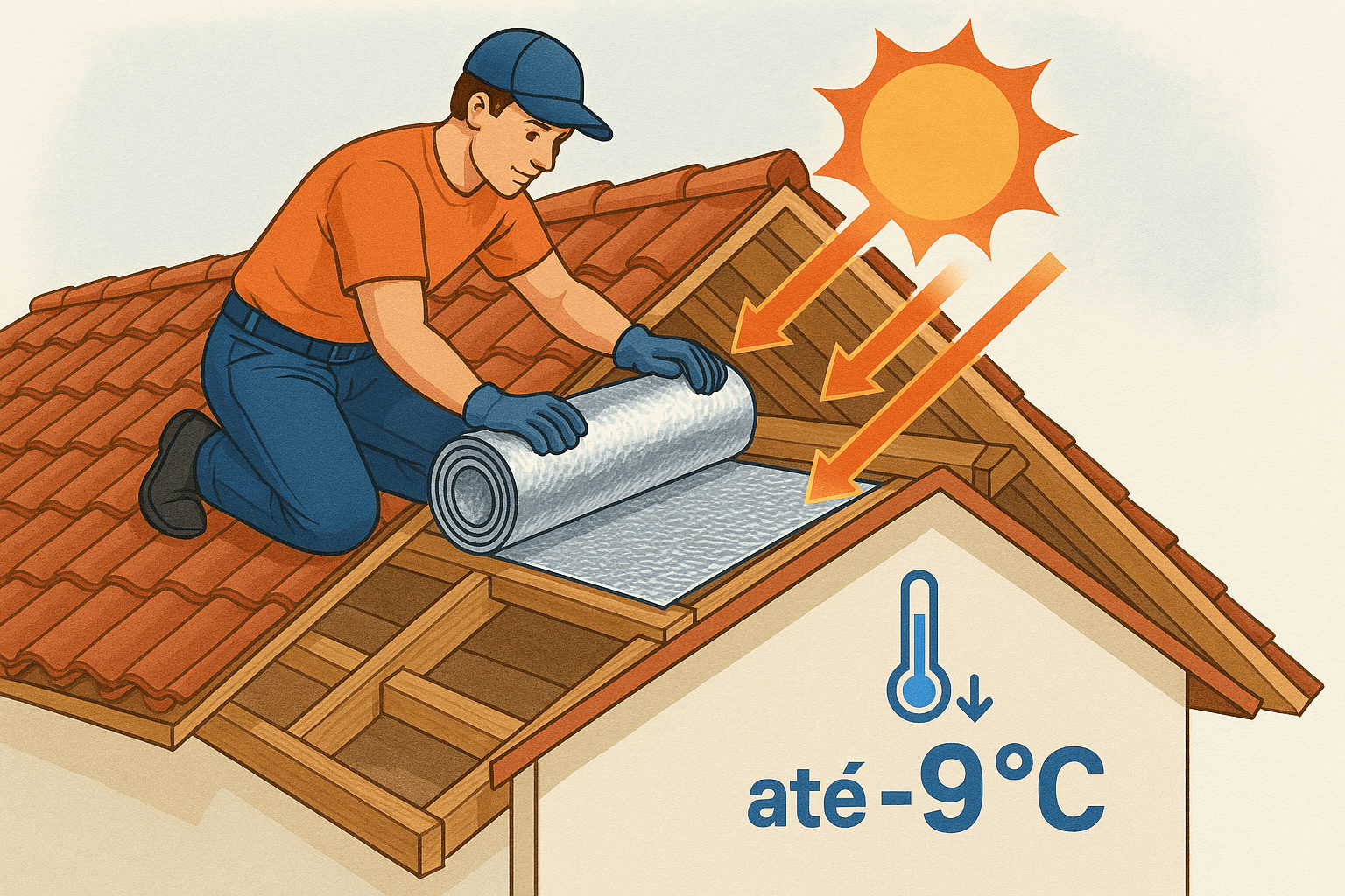 Melhor Manta Térmica para Telhado e Forro PVC
