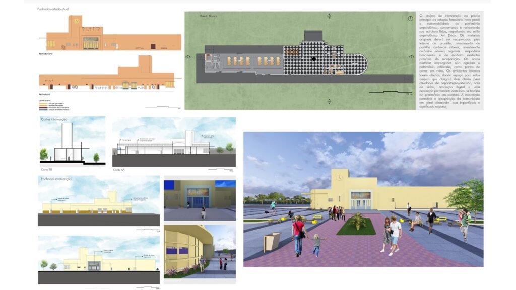 Chegada Do Trem A Campina Grande E Outras Estações Ferroviárias Na Paraíba: História, Abandono E Revitalização Sustentável Com Vlt 2025 6 Cactos Arquitetos Em Campina Grande Projeto de revitalização da Estação Ferroviária Nova