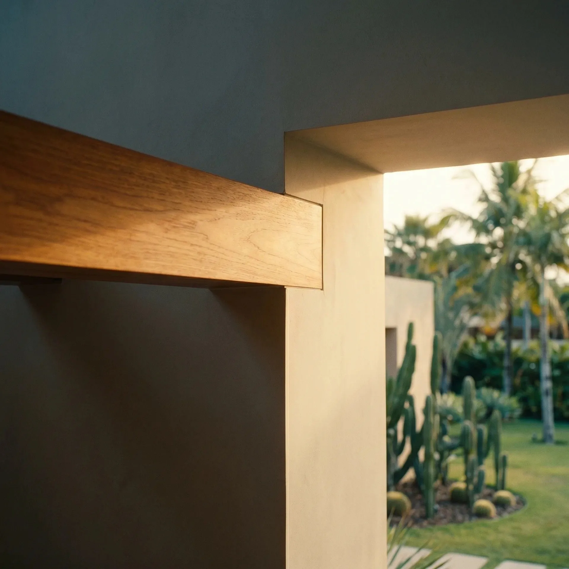 Detalhe construtivo refinado — Cactos Arquitetos